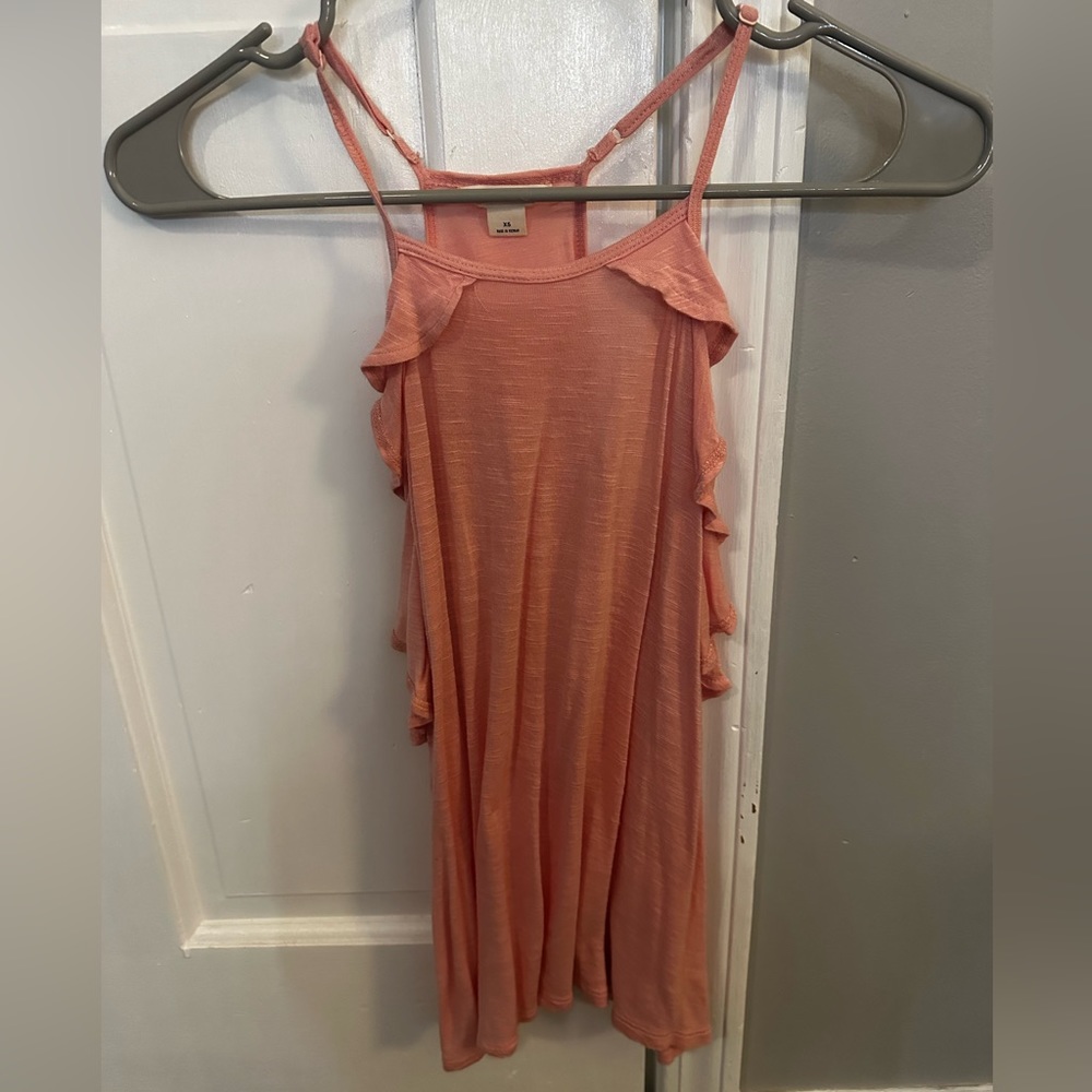 Peach/Pink Aeropostale Camisole with Ruffles size XS